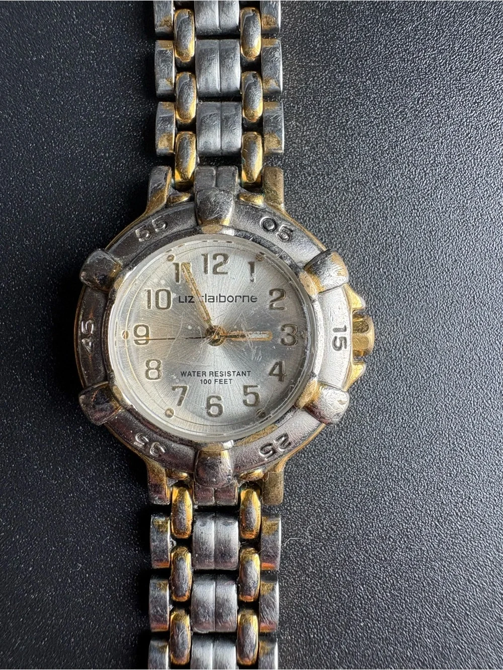 Two-Tone‎ Women's Vintage Bracelet Watch - Gold and Silver